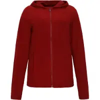 Flyweight Veste en polaire bordeaux