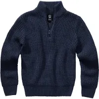 Brandit Pull-over bleu marine