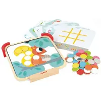 Janod I Am Learning Colours Magnetic Chips Educational Toy Multicolore 24 Months-5 Years Enfants