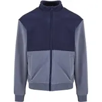 Urban Classics Veste en polaire bleu marine / bleu fumé