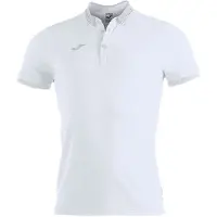 Joma T-Shirt fonctionnel 'Polo Bali' gris / blanc