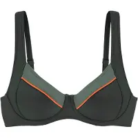LASCANA Hauts de bikini 'Yuna' olive / orange