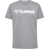 Hummel T-Shirt 'Go 2.0' gris chiné / blanc