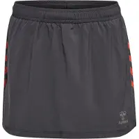 Hummel Jupe de sport gris / anthracite / orange / blanc