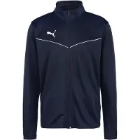Puma Vestes d’entraînement 'TeamRise' bleu marine / blanc
