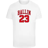 Mister tee T-Shirt 'Ballin 23' blanc