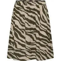 Kaffe Jupe 'Marita' mastic / chocolat