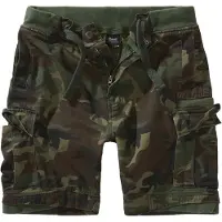 Brandit Pantalon cargo 'Packham' brun foncé / kaki / vert foncé / noir