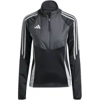 Adidas Veste de sport 'Tiro 24 Winterized' gris clair / noir