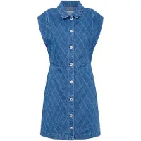 Pepe Jeans Robe-chemise 'CHEY' bleu / bleu denim