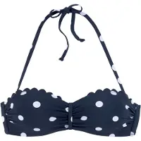 LASCANA Hauts de bikini bleu marine / blanc