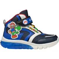Geox Baskets montantes enfant J CIBERDRON BOY garcons - Bleu - 33