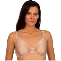 Playtex Satiny Microfiber Underwire Bra Beige 75 / C Femme