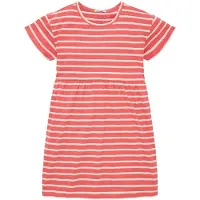 Tom Tailor Striped Jersey Short Sleeve Dress Rouge 92-98 cm Fille