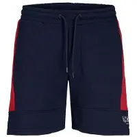 Jack & Jones Short de sport pour homme JPSTDAN BLOKING 12228098 Rouge - XL