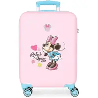 Disney pour fille. 4231743 Valise cabine Minnie imagine rigide 55 cm rose (OSFA), Casuel, ABS/Polycarbonate, mode enfantine