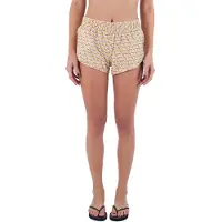 Hurley City Block Swimming Shorts Beige XS Femme