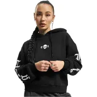 Thug Life Caution Sweatshirt Noir 2XL Femme