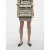 Vero Moda Minou Nw Short Skirt Beige M Femme