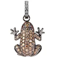 Lancaster Jla-pen-frog4 Necklace Doré Femme