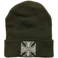 West Coast Choppers Og Roll-up Beanie Vert