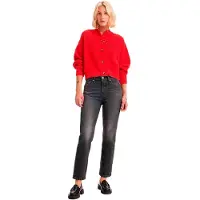 Levi's 501 Cropped Jeans Rouge 24 / 26 Femme
