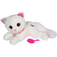 Gipsy Plüsch - Gipsy Toys - Cuty Bella Fashionista Katze - 30 cm - Weiß Rosa