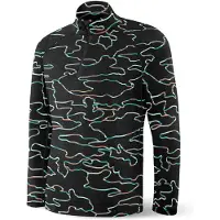 Saxx Roast Master Mid Half Zip Sweatshirt Noir S Homme