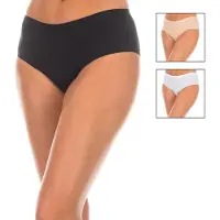 Dim D4h01 Panties 3 Units Multicolore 44-46 Femme