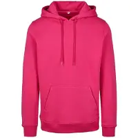 Build Your Brand Heavy Hoodie Rose 4XL Homme