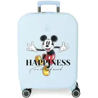 Joumma Bags Valise de voyage ABS MICKEY MOUSE Happines Turquesa, 55x40x20cm, 37L, 3668621 (petit exp.)