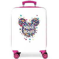 Disney Minnie Magic Corazones 55 Cm 33l Trolley Bag Blanc