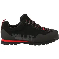 Millet - Chaussures d'approche semi-rigides - Friction U Black en Cuir - Taille 4,5 UK - Noir