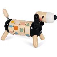 Janod Jouet en bois - Chien des Formes et Couleurs Sweet Cocoon - Dès 2 ans
