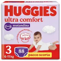 Huggies Ultra Comfort Mutandina Size 3 Diapers 88 Units Clair Enfants