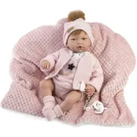 MuÑecas Guca Jimena Baby Reborn With Natural Hair Beige Enfants