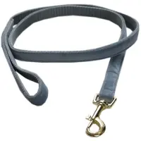 Kentucky Velvet Dog Leash 20 Mm Argenté 120 cm