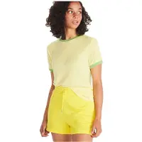 Marmot Switchback Short Sleeve T-shirt Jaune M Femme