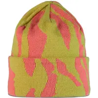 Buff Knitted Beanie Jaune,Rose