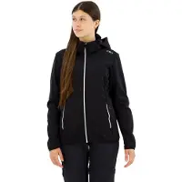 CMP Zip Hood 32a0456 Softshell Jacket Noir 3XL Femme