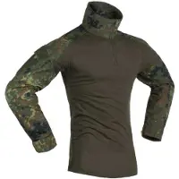 Invadergear Combat Long Sleeve T-shirt Vert M