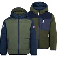 TROLLKIDS Sandvika Turnover Jacket Vert 104 cm Enfants