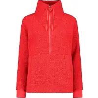 CMP 32p3806 Half Zip Sweatshirt Rouge L Femme