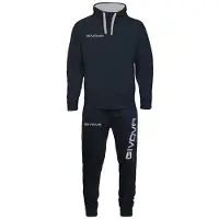 Givova King Cotone Terry Poker Tracksuit Bleu 3XL Homme