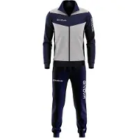 Givova Luxury Visa Tracksuit Bleu,Gris M Homme