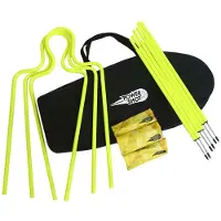Powershot Free Kick Training Dummy 3 Units Jaune 180 cm