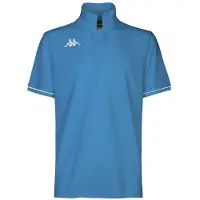 Kappa Barli Short Sleeve Polo Bleu M Homme