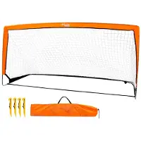 Aktive Folding Football Goal Orange,Noir