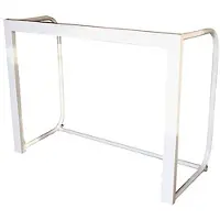 Softee Foldable Metallic Goal Blanc 140 x 105 cm