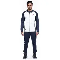 Drop Shot Mylar Tracksuit Blanc,Bleu S Homme